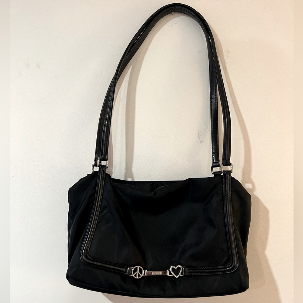 Vintage Moschino black nylon shoulder bag 🖤